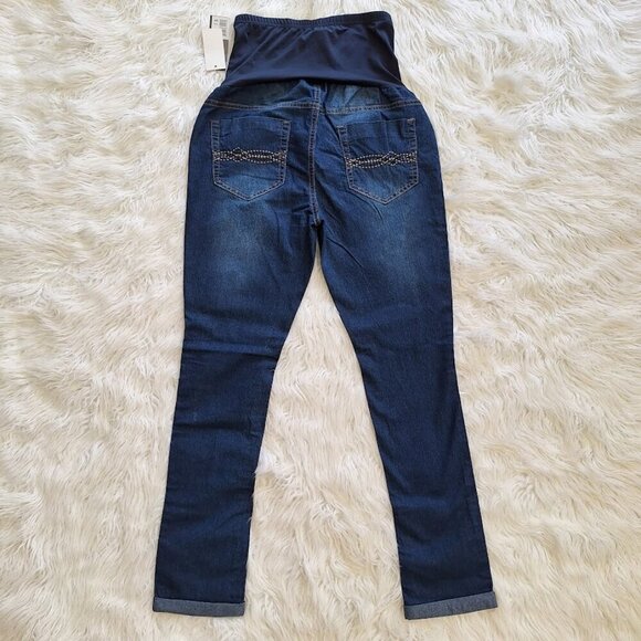 NEW Times Two Maternity Medium Wash Jegging Size Small - (4-6) - Picture 3 of 15